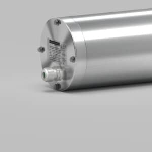 Aluminum waterproof motor with coating for the hygienic environment, high impermeability IP69