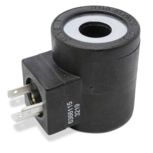 Electric coil for hydraulic valve - height 51 mm, diameter 19 mm - 12V