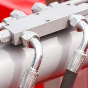 Detail of pneumatic or hydraulic machinery, technology concept