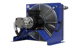 Hydraulic power units for oil cooling