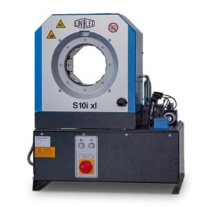 Electric crimping machine for hoses
