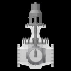 Steel/stainless steel ball valve for oil-gas GEMELS RISING STEM