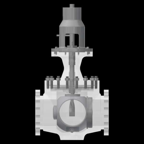 Steel/stainless steel ball valve for oil-gas GEMELS RISING STEM