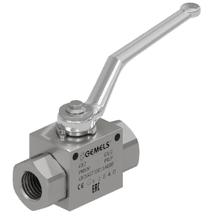 GEMELS GE2 steel / stainless steel ball valve