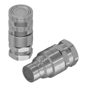 Quick connection steel / stainless steel GEMELS FLAT FACE