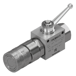 Quick connection steel / stainless steel GEMELS GE2 + FLAT FACE