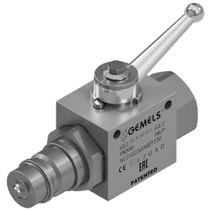 Quick connection steel / stainless steel GEMELS GE2 + ISO A