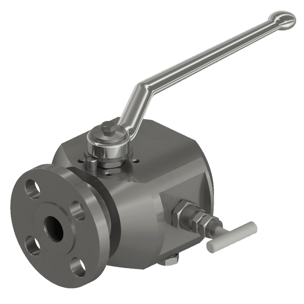 Steel/stainless steel ball valve for oil-gas GEMELS SBB