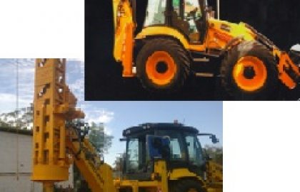 מכונת קידוח ניידת על מחפרונים במשקל 3 טון